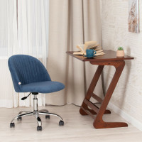 Кресло Tetchair MELODY велюр Clermon, светло-синий, 145 19140