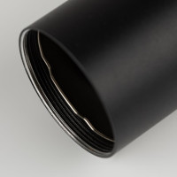 Подвесной светильник ЭРА PL 17 BK MR16/GU10, черный, потолочный, цилиндр Б0055579