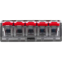 Клемма EKF СМК 221-415 5 отверстий 0.2-4.0 мм2 блистер (5шт.) PROxima plc-smk-221-415b