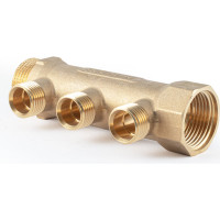 Коллектор латунный PROFACTOR в/н 1" х 3 вых 1/2" нар PF MF 263.3
