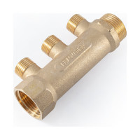 Коллектор латунный PROFACTOR в/н 1" х 3 вых 1/2" нар PF MF 263.3