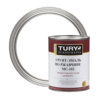 Грунт-эмаль по ржавчине 3 в 1 TURY МС-102 (белая; 2 кг) T1-00005125