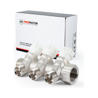 Коллектор с регулировочными вентилями PROFACTOR в/н 3/4" х 3 вых 1/2"нар PF MV 268.3
