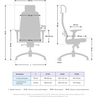 Кресло МЕТТА Samurai KL-3.04 MPES, черный z312421903