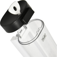 Дозатор для мыла Puff 8105Bl, 250 мл, черный, ABS-пластик 1402.02
