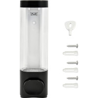 Дозатор для мыла Puff 8105Bl, 250 мл, черный, ABS-пластик 1402.02