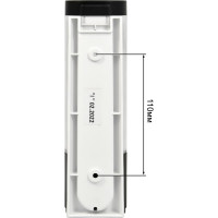 Дозатор для мыла Puff 8105Bl, 250 мл, черный, ABS-пластик 1402.02