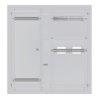 Этажный щит EKF 2 кв. (1000x950x160) Basic mb28-v-2
