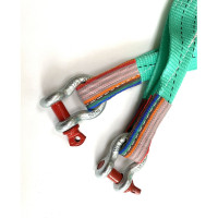 Трос буксировочный ТамбовТехСнаб 10 тонн 6 метров с шаклами 7930124362643