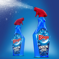 Средство для мытья стекол, зеркал BINGOSOFT BINGO WINDOW CRISTAL 500 г, Bingo (15) 5035115
