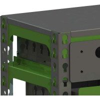 Стол-верстак Metalex c одной тумбой 950x1400x400 мм SVTI951440