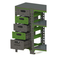 Стол-верстак Metalex c одной тумбой 950x1600x600 мм SVTI951660