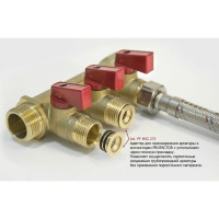 Адаптер коллектора под плоскую прокладку PROFACTOR 3/4" PF MIG 274