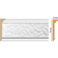 Потолочный плинтус Decomaster 100x25x2400 мм D215-114
