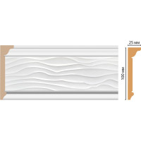 Потолочный плинтус Decomaster 100x25x2400 мм D218-114