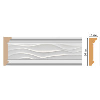 Потолочный плинтус Decomaster 60x17x2400 мм D219-114 ДМ