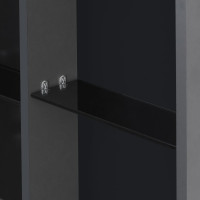 Зеркальный шкаф AQUATON Сохо 60 графит, левый 1A258302AJA0L