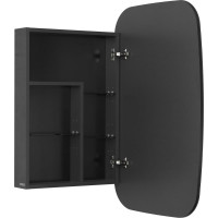 Зеркальный шкаф AQUATON Сохо 60 графит, правый 1A258302AJA0R