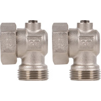 Набор нижнего подключения ROYAL THERMO угловой, раздельный, 3/4x3/4ЕК НС-1353996