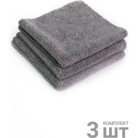 Тряпка для авто / микрофибра для авто / салфетка, 350 г/м², 40x40 см, Polish Fiber, 3 шт. Smart Open 160322