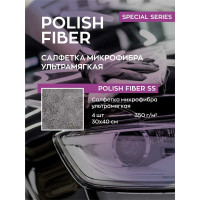 Тряпка для авто / микрофибра для авто / салфетка, 350 г/м², 40x40 см, Polish Fiber, 3 шт. Smart Open 160322