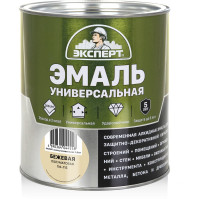 Универсальная алкидная эмаль Эксперт (полуматовая; бежевая; 2,5 кг) 31356