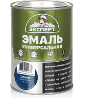 Универсальная алкидная эмаль Эксперт (полуматовая; синяя; 0,8 кг) 31345