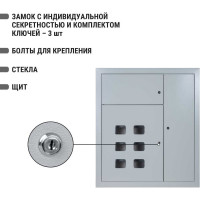 Корпус щита этажного TDM 6 квартир, модификация 3, Народный, 1010x950x160 SQ0905-1340