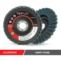 Круг лепестковый из нетканого материала 125x22.2 мм, VERY FINE Totflex 4631164323092