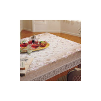 Прямоугольная скатерть Meiwa 132x178 см, белый, бежевый 5141