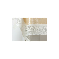 Готовая скатерть Meiwa FPLUS-PLAIN SARASA AZ BE прямоугольная 152x228 см, бежевый 5140