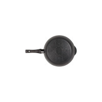 Сотейник Горница Классик 240/82 мм, с пластиковой ручкой, антипригарное покрытие, гранит СТ241а ТП3407