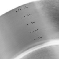 Набор VENSAL Velours noir 4 предмета из 2-х кастрюль 3 л и 5.4 л с крышками VS1504