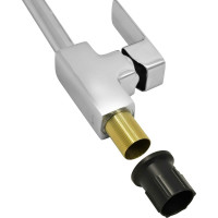 Смеситель для мойки Juguni с высоким поворотным изливом, гайка 0402.136