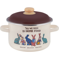 Эмалированный набор appetite №19 Зайцы 3 предмета 6KB191M Зайцы