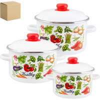 Эмалированный набор appetite№19 Veggies 3 предмета 1KB191M Veggies