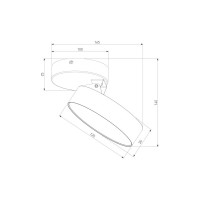 Накладной светильник Elektrostandard - Pila белый 12W 4200К 25135/LED/ a060188