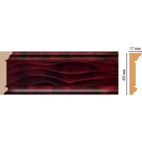 Плинтус потолочный Decomaster 60x17x2400 мм D219-62