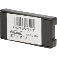 Набор метчиков VOELKEL из 3-х шт. М 1,8 шаг 0,35 мм HSS-G DIN352 V27314