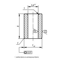 Втулка кондукторная KIPP K1021.A0340X08