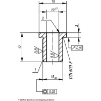 Втулка кондукторная KIPP K1022.A1000X12