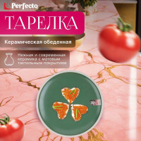 Керамическая обеденная тарелка PERFECTO LINEA Asian зеленый 17-112654