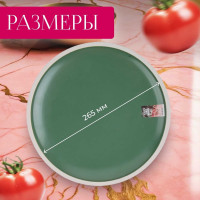 Керамическая обеденная тарелка PERFECTO LINEA Asian зеленый 17-112654