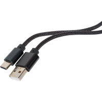 Кабель ENERGY ET-25 USB/Type-C, черный 104103