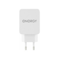 Сетевое зарядное устройство ENERGY ET-32, 2,1А, цвет - белый 104290