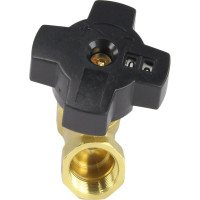 Балансировочный латунный клапан DN.ru КБЛР Ду20 Ру16 , муфтовый D080-00503