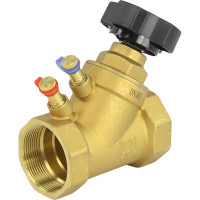 Балансировочный латунный клапан DN.ru КБЛР Ду50 Ру16, муфтовый D080-00511