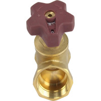 Клапан балансировочный DN.ru КБЛР Ду40 Ру16 латунный усиленный, муфтовый D080-00508