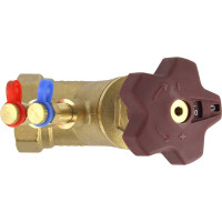 Клапан балансировочный DN.ru КБЛР Ду40 Ру16 латунный усиленный, муфтовый D080-00508