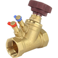 Клапан балансировочный DN.ru КБЛР Ду40 Ру16 латунный усиленный, муфтовый D080-00508